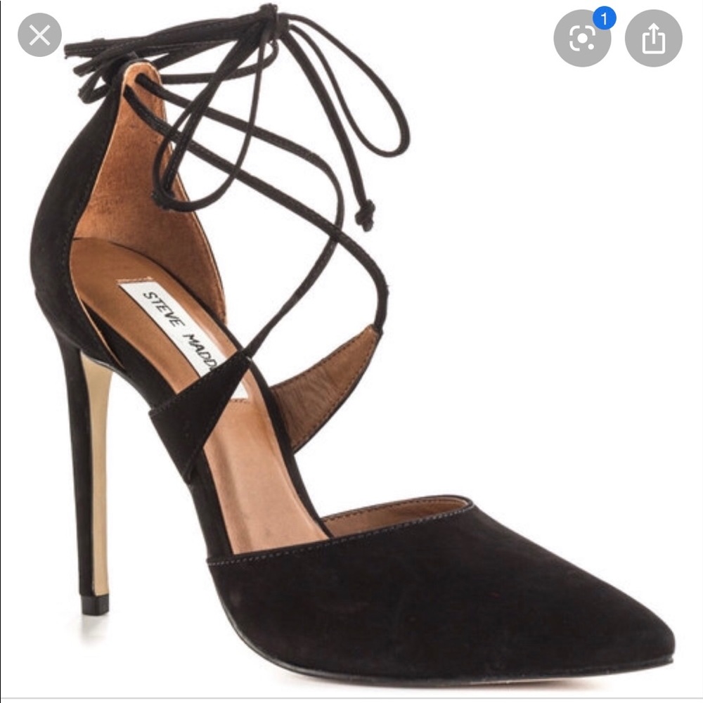 Steve Madden Raela Black Nubuck